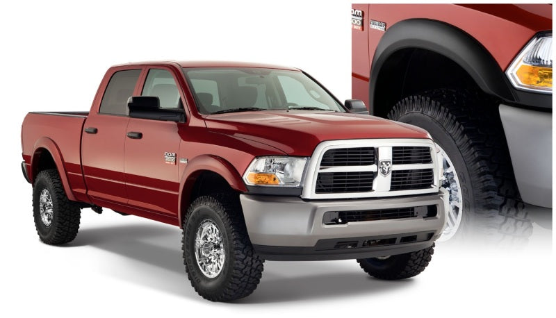 Bushwacker 10-18 Dodge Ram 2500 Fleetside Extend-A-Fender Style Flares 4pc 76.3/98.3in Bed - Black 50918-02