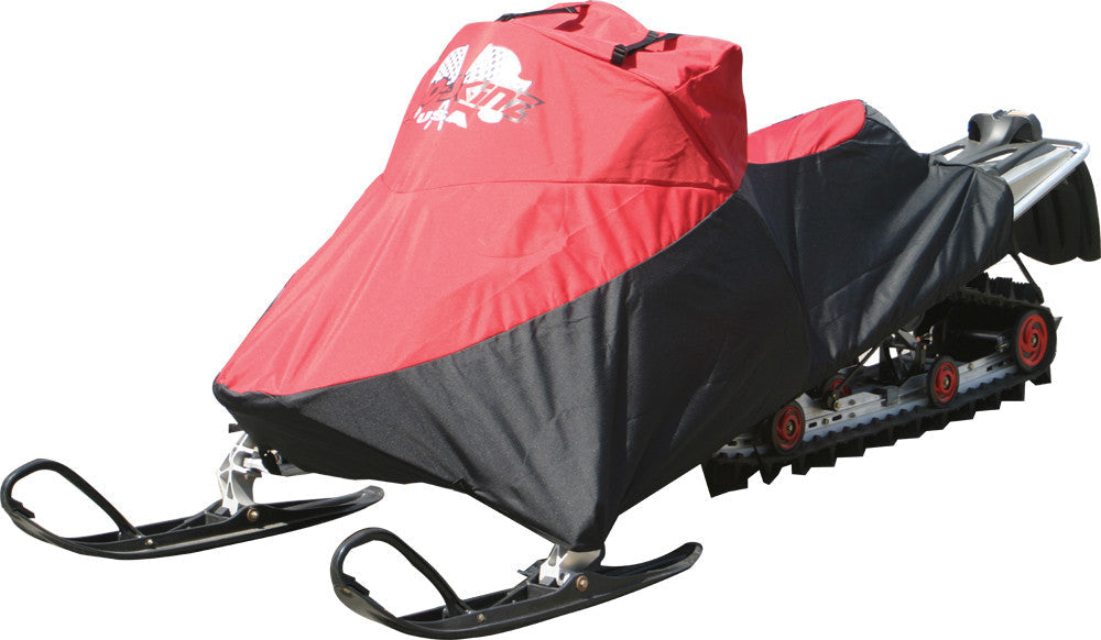 SNO-SKINZ Cvr Pol Bk/Rd 05-06 Iq Rmk 361-2-LT-BLK/RED