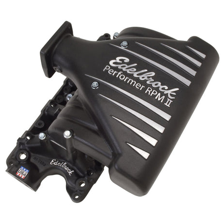 Edelbrock Intake Manifold Ford Mustang 5 0L Performer RPM II Manifold Black Finish 71233