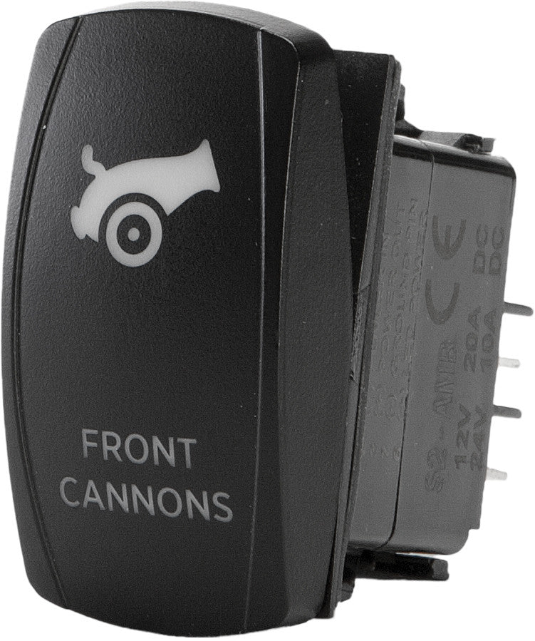 FLIP Front Cannons Dash Switch Pro Series Backlit SC2-AMB-A31