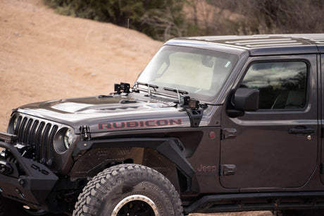 DV8 Offroad 18-22 Jeep Gladiator JT Cowl Light Bar Bracket LBJL-04