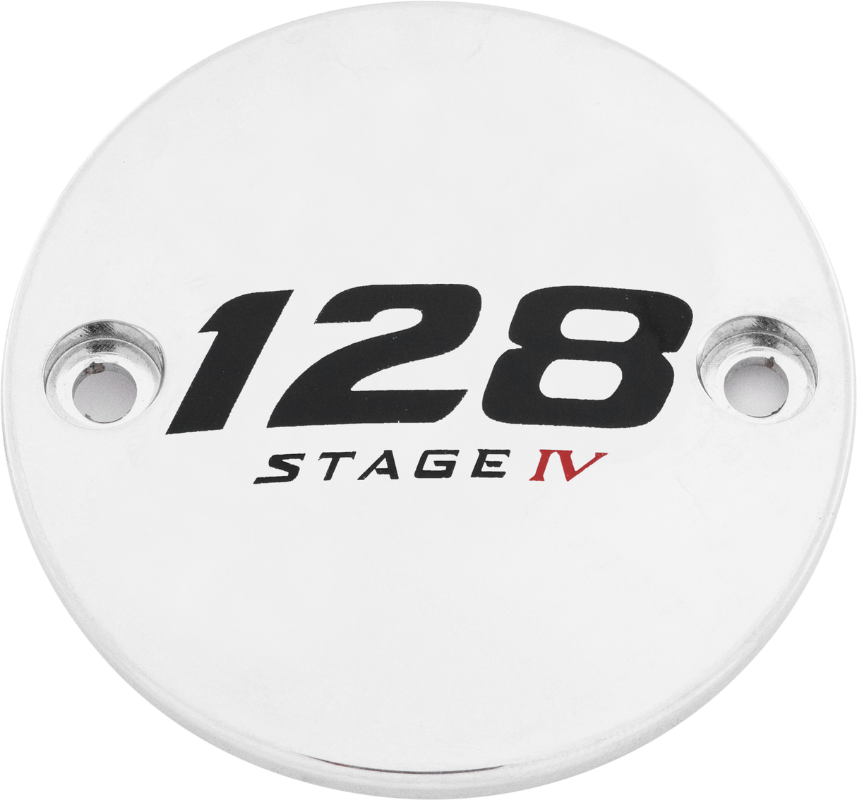 CUSTOM ENGRAVING M8 Timer Cover 128 Stage Iv Chrome 128-05-63