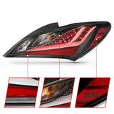 ANZO 10-13 Hyundai Genesis 2DR LED Taillights Smoke 321347