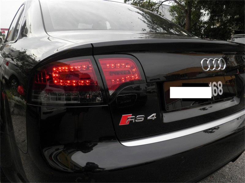 Spyder Audi A4 4Dr 06-08 LED Tail Lights Red Clear ALT-YD-AA406-G2-LED-RC 5029294