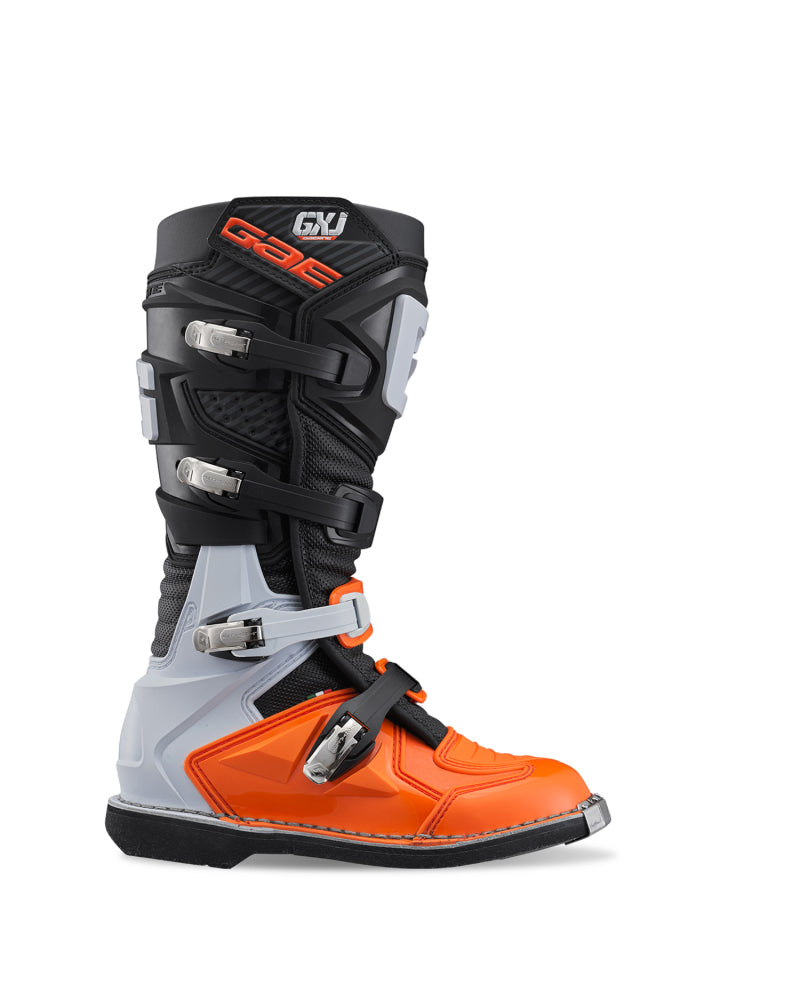 Gaerne GXJ Boot Black/Orange Size - Youth 4 2169-008-4