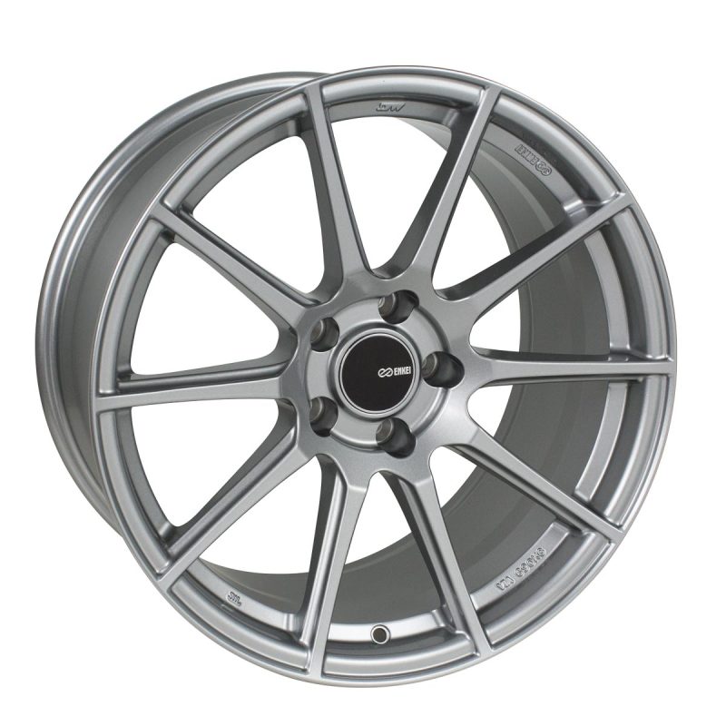 Enkei TS10 18x8.5 5x114.3 35mm Offset 72.6mm Bore Grey Wheel 499-885-6535GR