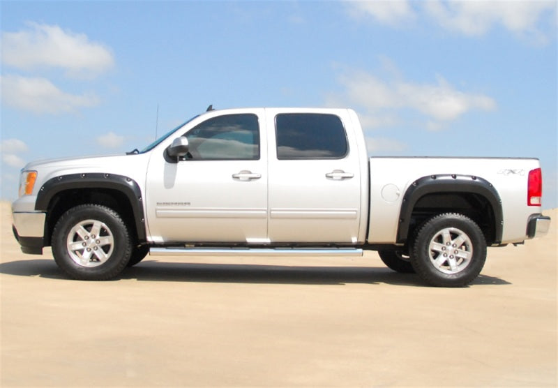Lund 07-13 GMC Sierra 1500 RX-Rivet Style Smooth Elite Series Fender Flares - Black (4 Pc.) RX109S