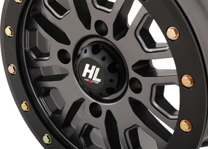 HIGH LIFTER Wheel - HL23 Beadlock - Front/Rear - Gun Metal Gray - 15x7 - 4/137 - 5+2 (+38 mm) 15HL23-1537