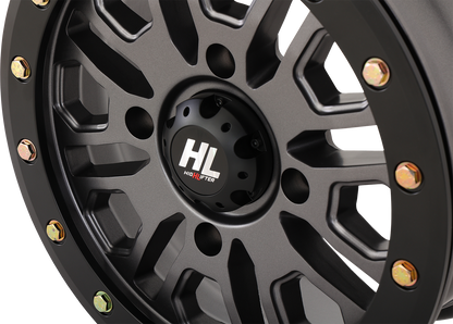 HIGH LIFTER Wheel - HL23 Beadlock - Front/Rear - Gun Metal Gray - 15x7 - 4/156 - 5+2 (+38 mm) 15HL23-1556