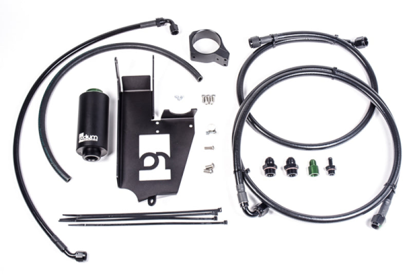 Radium Engineering Fuel Hanger Plumbing Kit Mitsubishi Evo 7/8/9 - Stainless Filter 20-0376-03