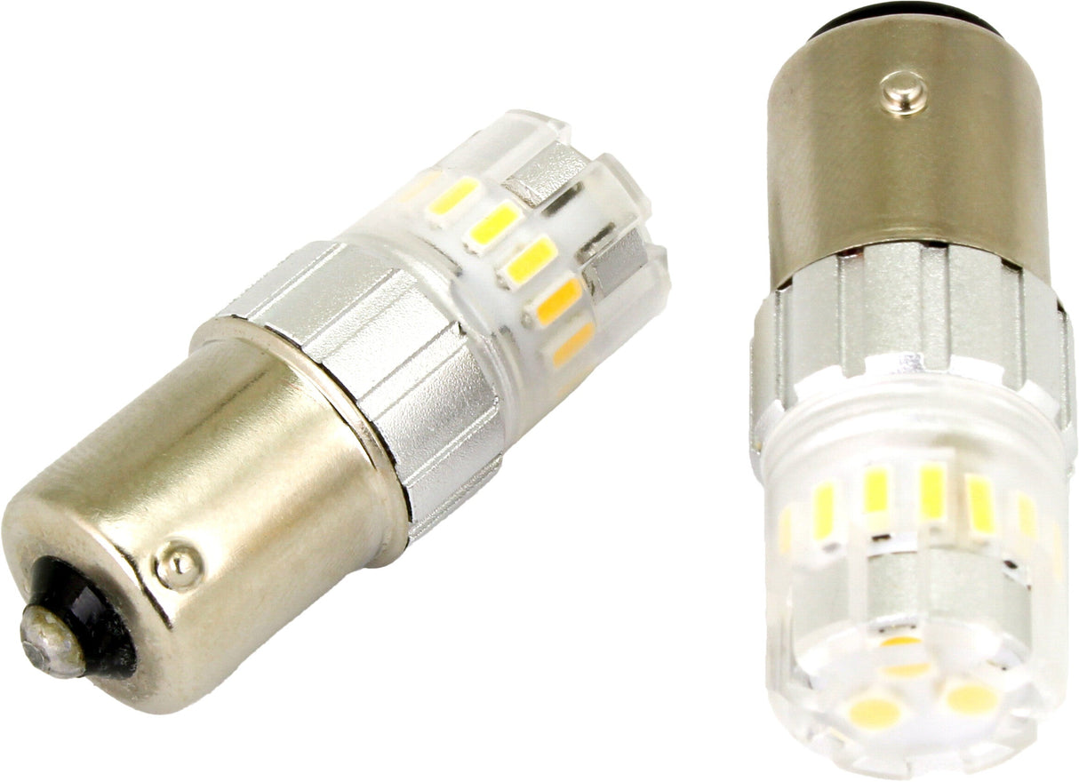 CYRON Led Bulb 1156 Amber Pair 6w/Bulb Smd Omni Directional AB1156E-A