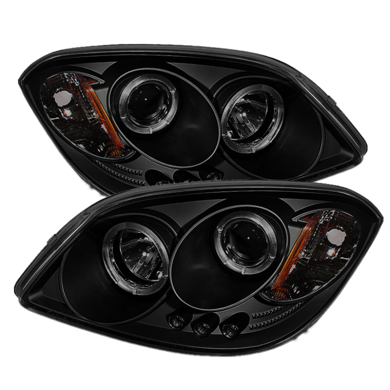 Spyder Chevy Cobalt 05-10 Projector Headlights LED Halo LED Blk Smke PRO-YD-CCOB05-HL-BSM 5078285