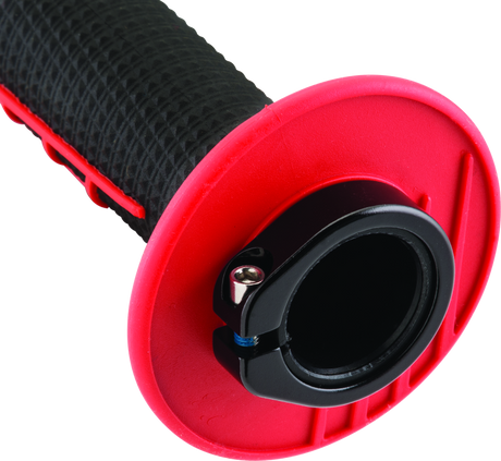 ProTaper Clamp-On 1/2 Waffle Grip - Red/Black 21662