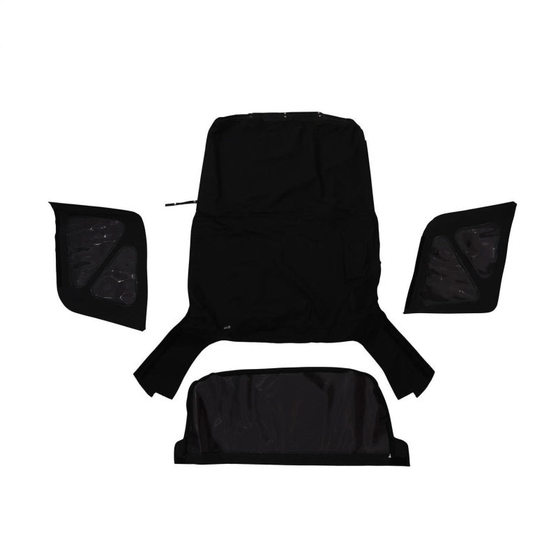 Rampage 95 - 98 Suzuki Sidekick Soft Top OEM Replacement - Black 98835R