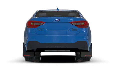 Rally Armor 20-22 Subaru Legacy Black UR Mud Flap w/ White Logo MF64-UR-BLK/WH