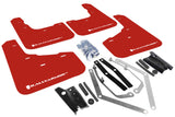 Rally Armor 13+ Ford Fiesta ST Red Mud Flap w/ White Logo MF29-UR-RD/WH
