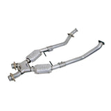 BBK 96-98 Mustang 4.6 GT High Flow X Pipe With Catalytic Converters - 2-1/2 1666