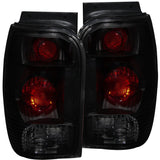 ANZO 1998-2001 Ford Explorer Taillights Dark Smoke 221186