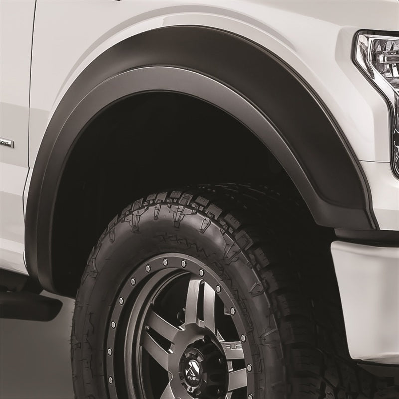 Bushwacker 17-18 Ford F-250 Super Duty Extend-A-Fender Style Flares 2pc - Black 20087-02