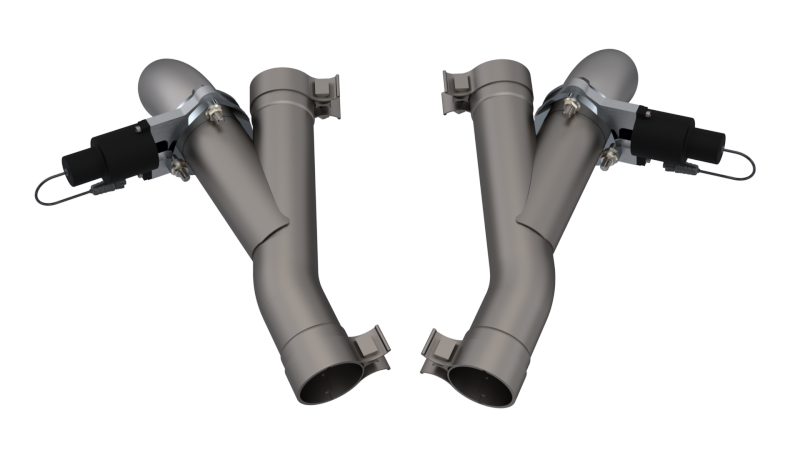 QTP 2018+ Jeep Grand Cherokee Trackhawk 2.75in 304SS Aggressor Cutout Dual Mid Pipes 527112