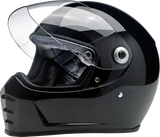 BILTWELL Lane Splitter Helmet - Gloss Black - Large 1004-101-104