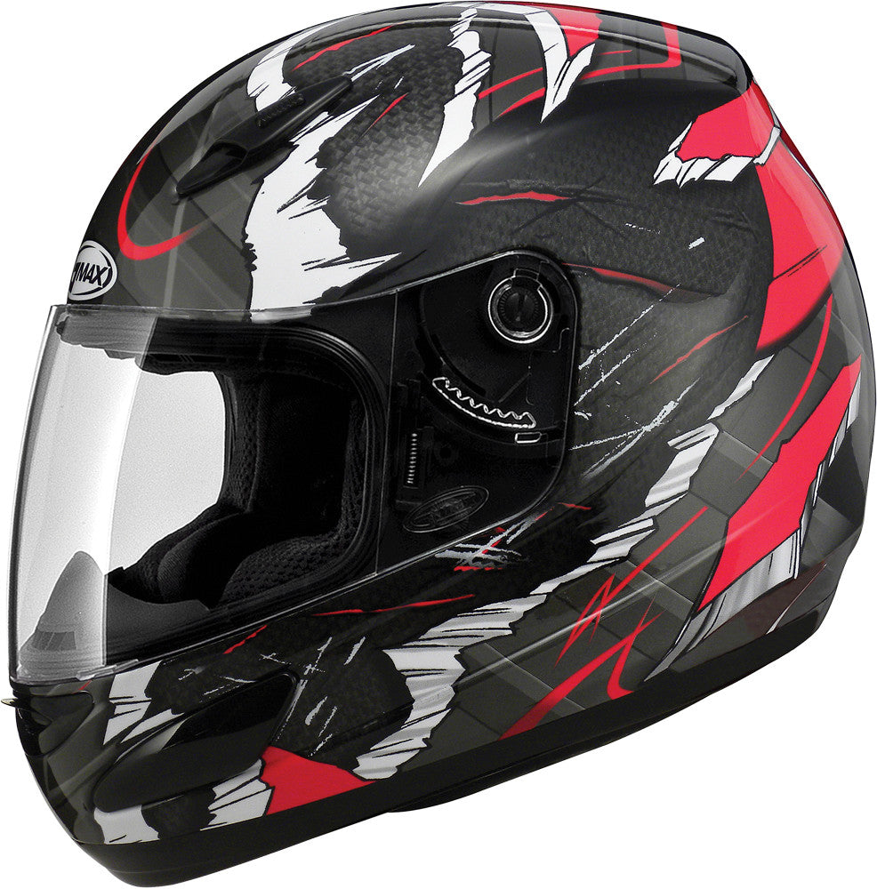 GMAX Gm48 F/F Shattered Helmet Red/Black M G7481205 TC-1