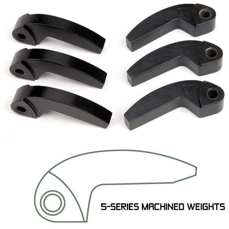 SPEEDWERX Hypershift 5-Series Adj. Machined Weights 3/Pk 62.4g M-5