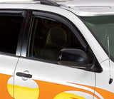 AVS 08-18 Toyota Sequoia Ventvisor In-Channel Front & Rear Window Deflectors 4pc - Smoke 194069