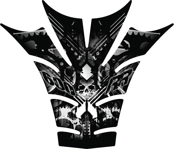 RASCAL GRAFIK Tank Pad Hon Cbr600rr '07-09 Blk/Grey RA36055