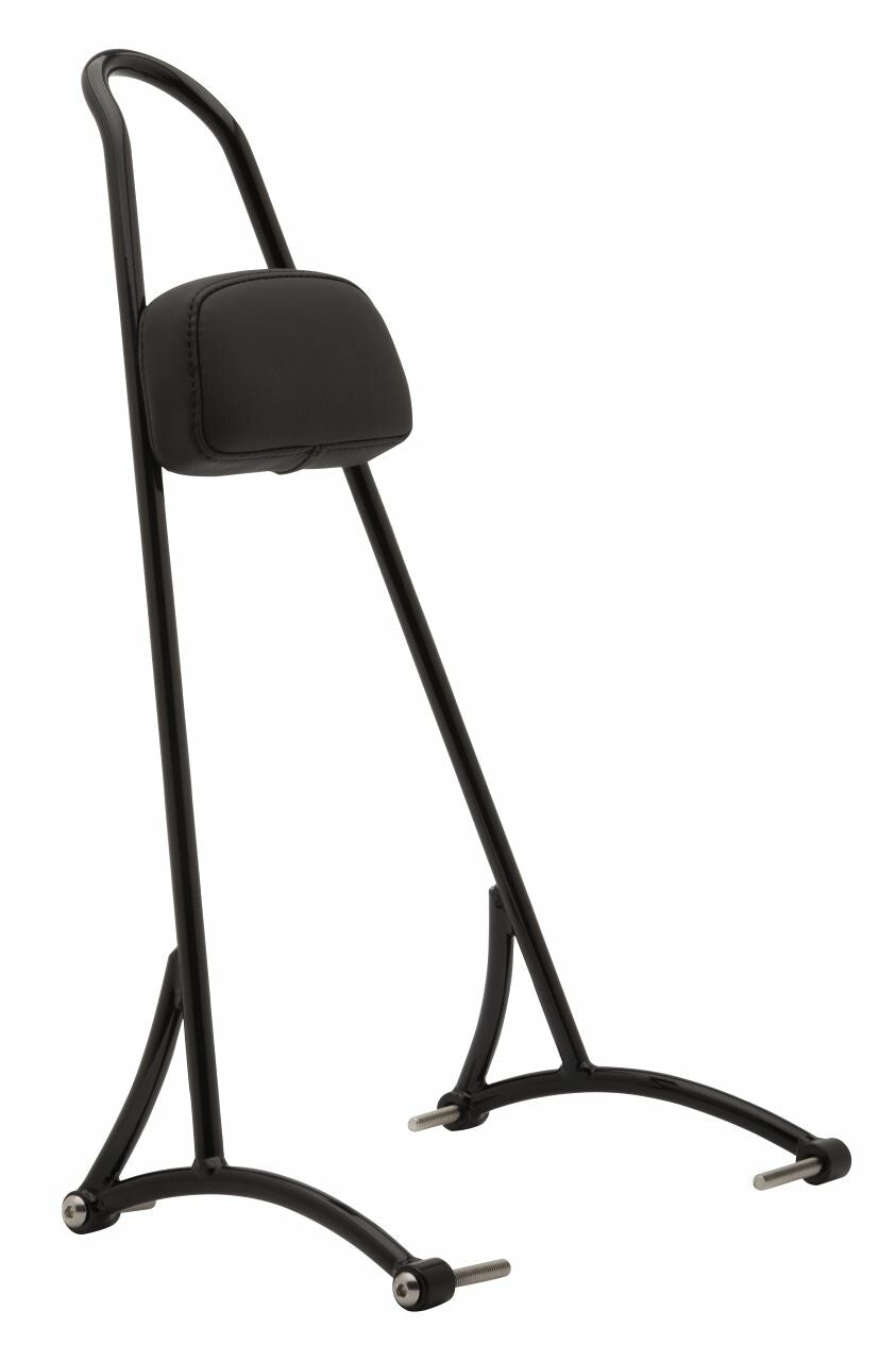 BURLY BRAND Tall Sissy Bar W/ Pad Black Dyna 06-17 B13-1505B