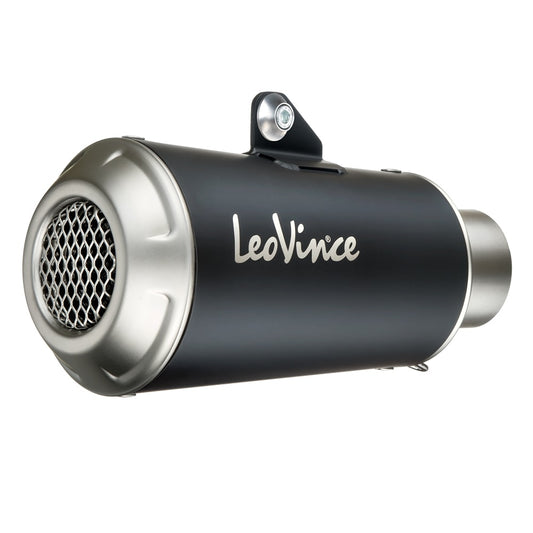 Silenciador deslizante LEOVINCE LV-10 - Acero inoxidable negro 15243B