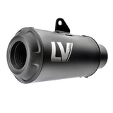 LEOVINCE LV-10 Slip-On Muffler - Full Black Ninja 400/500 2018-2025 15218FBU