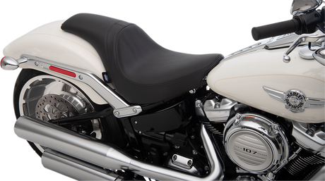 DRAG SPECIALTIES Predator Seat - Solar Leather - Smooth - FLFB/S '18-'22 0802-1182