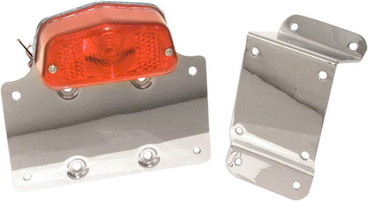 EMGO Taillight License Plate Bracket - Red Lens 62-21550