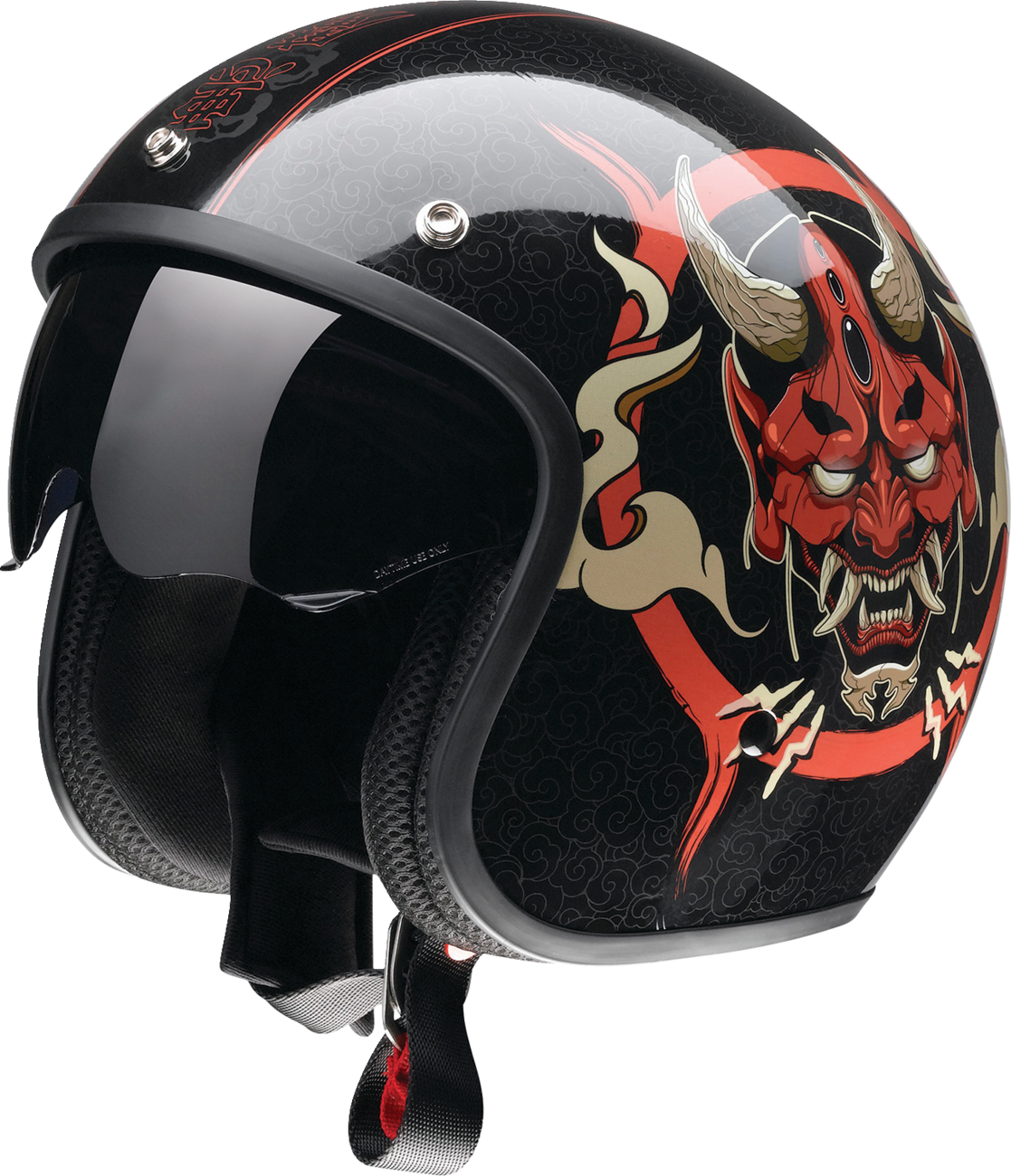 Z1R Saturn Helmet - Devilish - Gloss Black/Red - XS 0104-2876