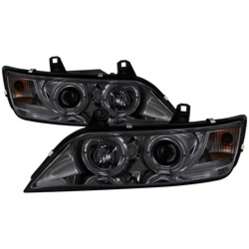 Spyder BMW Z3 96-02 Projector Headlights LED Halo Smoke High H1 Low H1 PRO-YD-BMWZ396-HL-SM 5009104