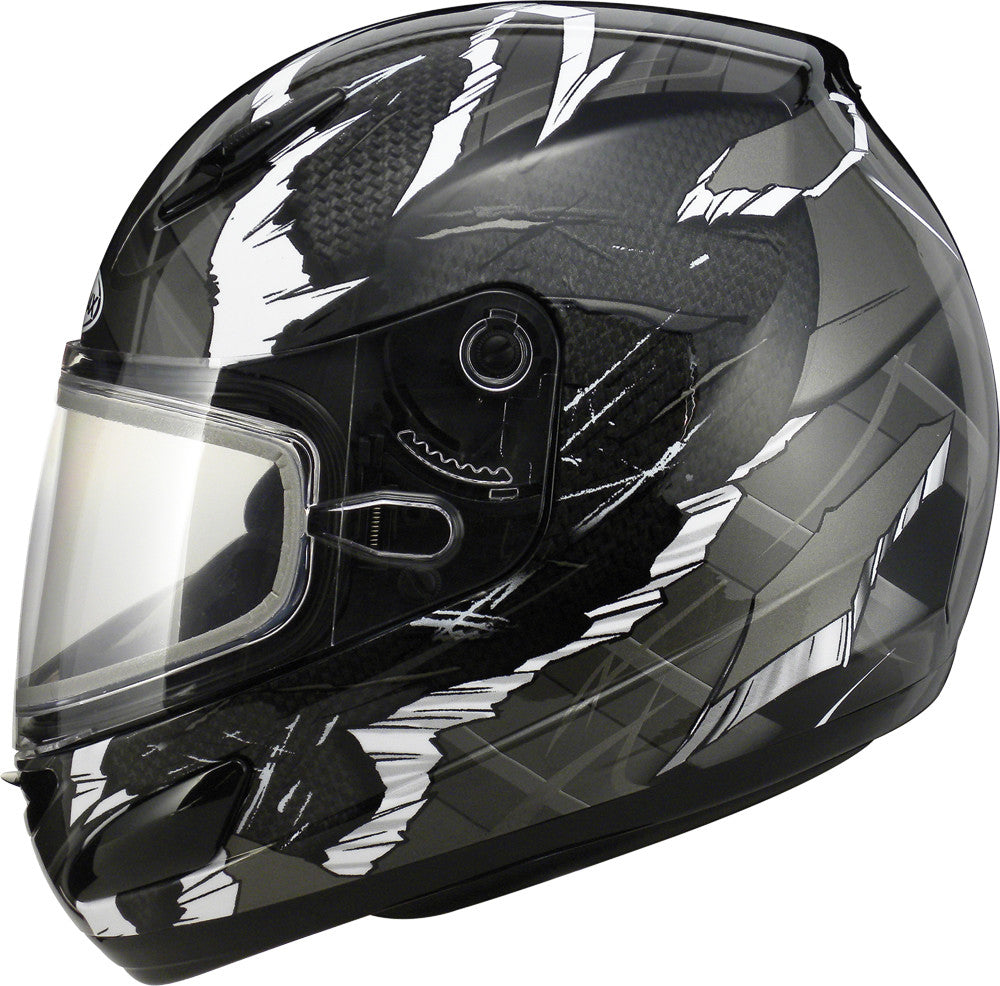GMAX Gm-48s Helmet Dark Silver/Black/White S G6481544 TC-19