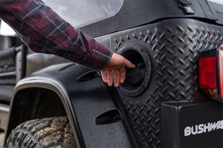 Bushwacker 97-06 Jeep Wrangler Trail Armor Rear Corners - Black 14004