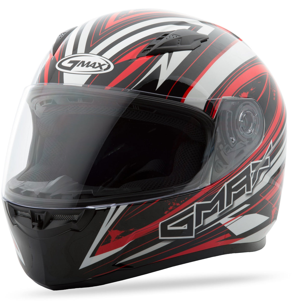 GMAX Ff-49 Warp Helmet White/Red S G7491204 TC-1