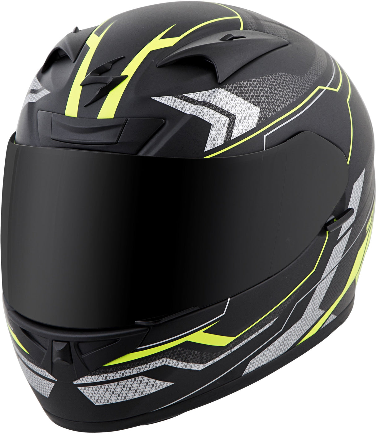 SCORPION EXO Exo-R710 Full-Face Helmet Transect Hi-Vis Md 71-4424
