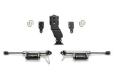 Fabtech 19-20 Ford F450/F550 4WD Dual Steering Stabilizer System w/DL 2.25 Resi Shocks FTS22314