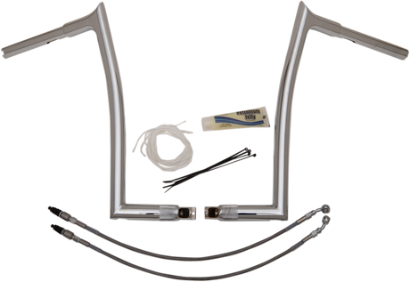 FAT BAGGERS INC. Handlebar Kit - Pointed Top - 16" - Chrome 909316