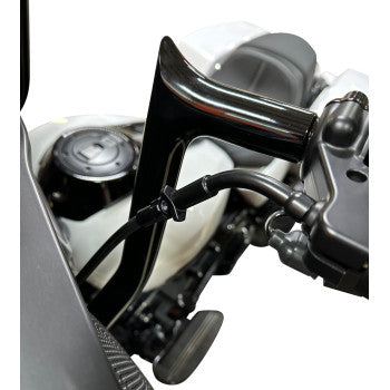 FAT BAGGERS .EZ Install Upper Clutch Cable - FLTR/FLHX '21-'23 - +10" - Black 118010-B