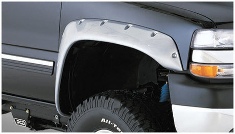Bushwacker 07-07 Chevy Silverado 1500 Classic Fleetside Cutout Style Flares 2pc - Black 40051-02