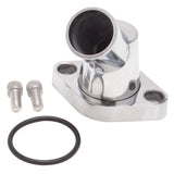 Edelbrock Waterneck Sbc/BBC 45-Degree Two-Piece Cast SwIVel Polished 4817