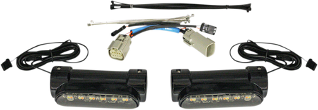 CUSTOM DYNAMICS Engine Guard Light - Triglide - Black CD-CB-AW-TKE-B