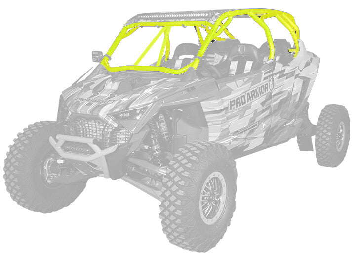 PRO ARMOR Pro R Mp Cage W/V Intrusion Lifted Lime P2112C055LL