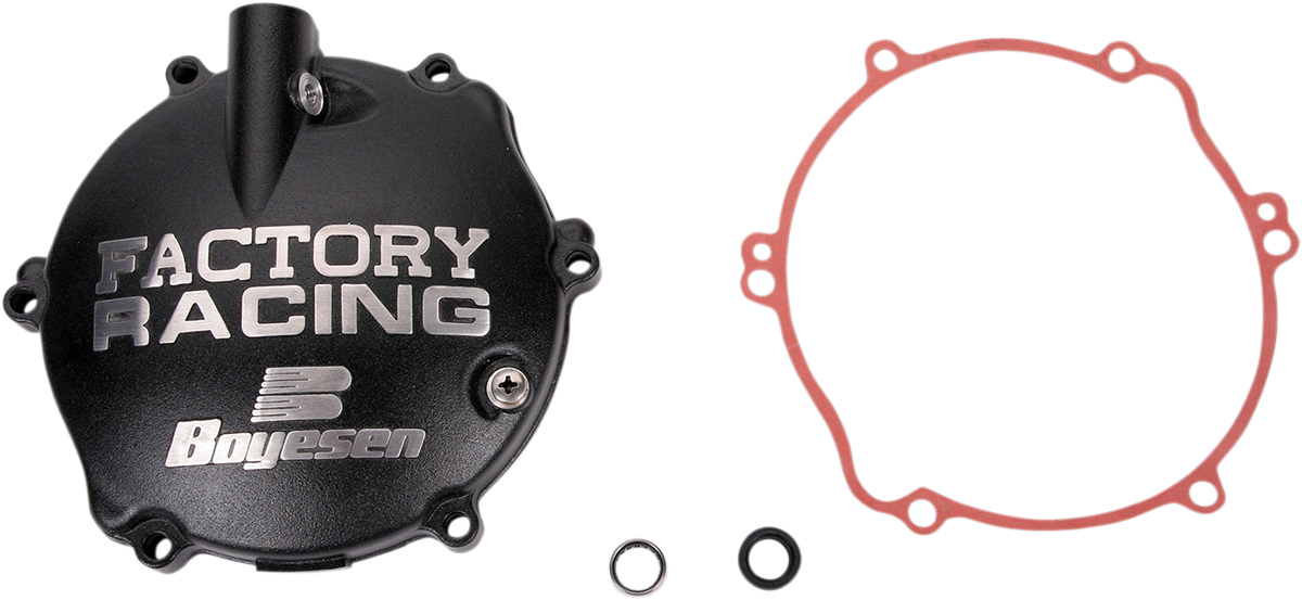 BOYESEN Clutch Cover - Black - YZ125 CC-31B