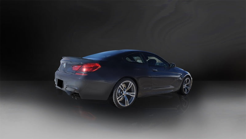 Corsa 12-15 BMW M6 F12 / F13 / F06 Black Sport Axle-Back Exhaust 14929BLK