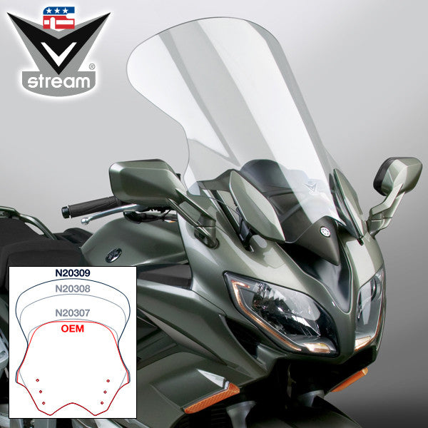 NATIONAL CYCLEVstream Touring Windscreen ClearN20309
